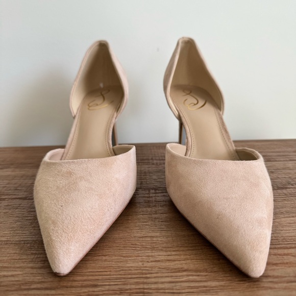Sam Edelman - Women’s Cappuccino Suede Viv Pointed Toe Pump size 9.5 - Picture 2 of 9